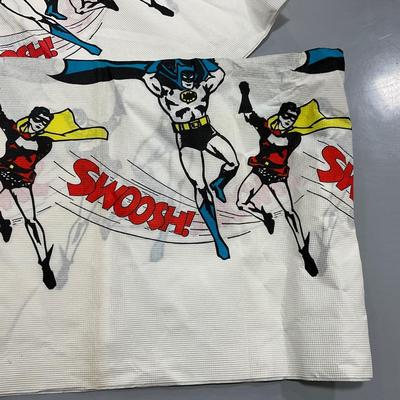 -179- VINTAGE | 1960â€™s Batman & Robin Tablecloth