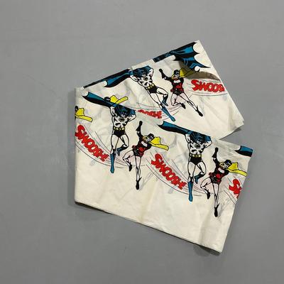 -179- VINTAGE | 1960â€™s Batman & Robin Tablecloth