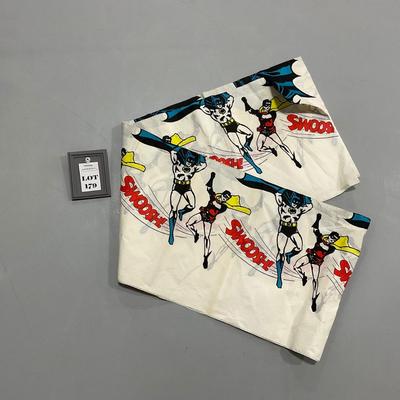 -179- VINTAGE | 1960â€™s Batman & Robin Tablecloth