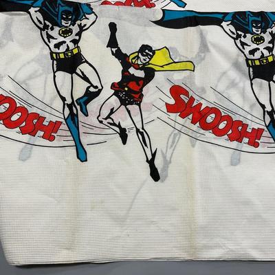 -179- VINTAGE | 1960â€™s Batman & Robin Tablecloth