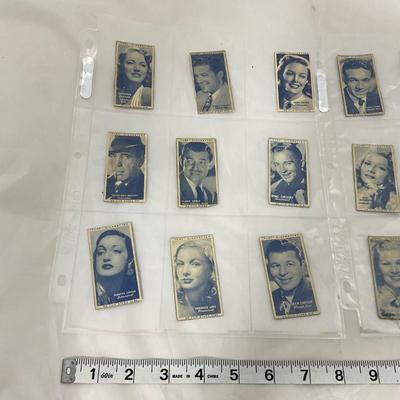 -183- VINTAGE | 1920â€™s / 1930â€™s Actors Tobacco Cards