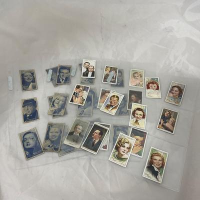 -183- VINTAGE | 1920â€™s / 1930â€™s Actors Tobacco Cards
