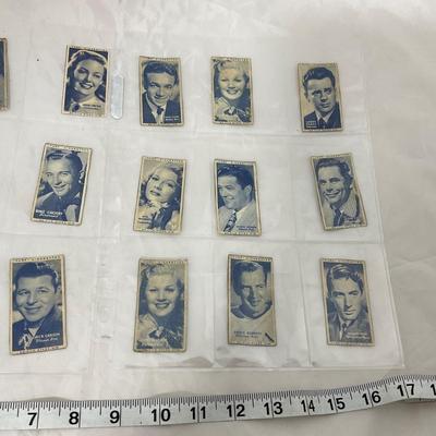 -183- VINTAGE | 1920â€™s / 1930â€™s Actors Tobacco Cards