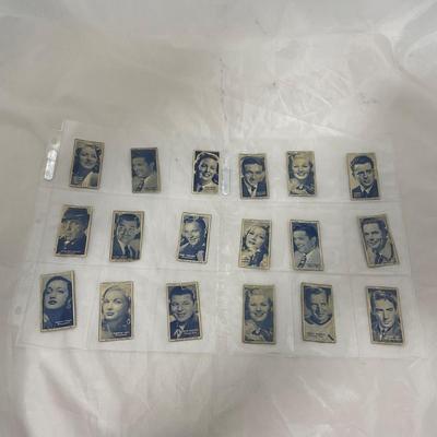 -183- VINTAGE | 1920â€™s / 1930â€™s Actors Tobacco Cards