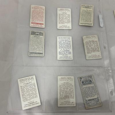 -183- VINTAGE | 1920â€™s / 1930â€™s Actors Tobacco Cards