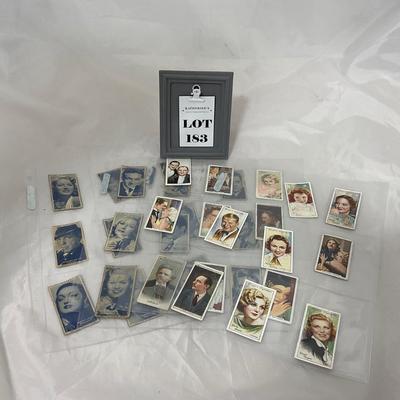 -183- VINTAGE | 1920â€™s / 1930â€™s Actors Tobacco Cards
