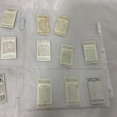-183- VINTAGE | 1920â€™s / 1930â€™s Actors Tobacco Cards