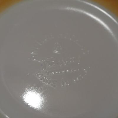 Vintage Fire King Peach Lustre Swirl SERVING BOWL