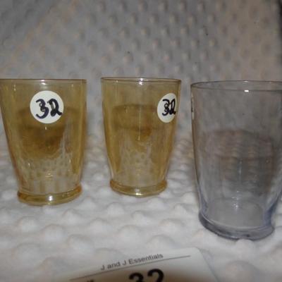 IRIDESCENT JUICE GLASSES