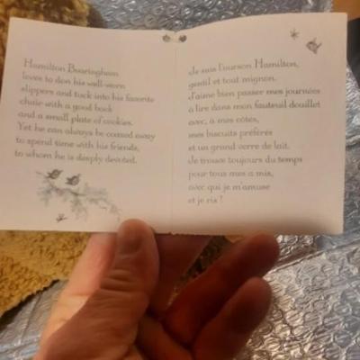 HALLMARK NOVEMBER MARYS BEAR