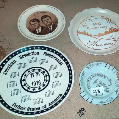 COLLECTIBLE POLITICAL PLATES