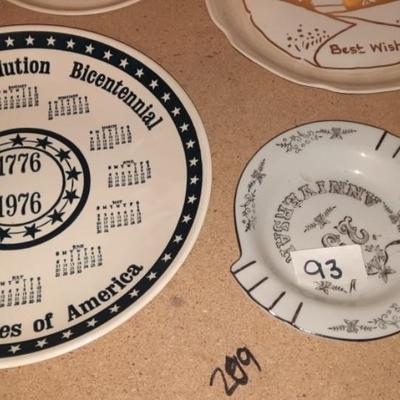 COLLECTIBLE POLITICAL PLATES