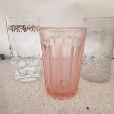 COLLECTIBLE JUICE GLASSES