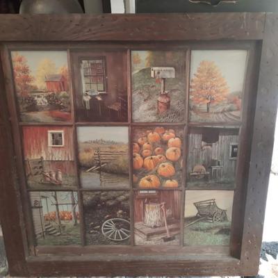FARM SCENE WALL ART