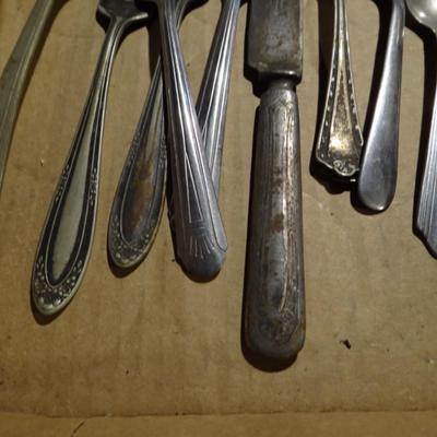 MIXED MATCHED SILVERWARE