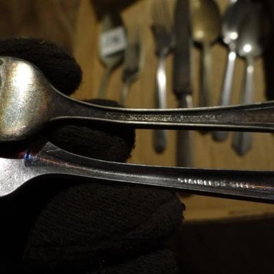 MIXED MATCHED SILVERWARE