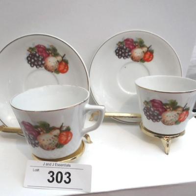 MADE IN JAPAN CUPS AND SAUCERS