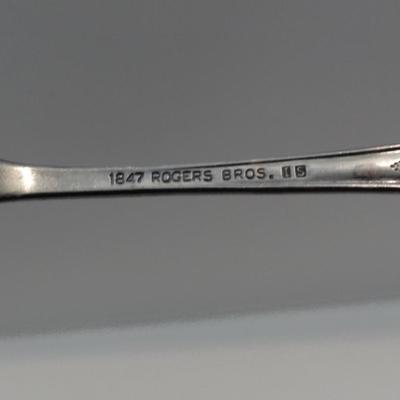 ROGERS AND SONS HORS D'OEUVRE FORK SILVER PLATE
