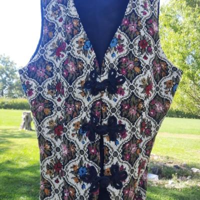 VINTAGE ARTBRO VEST WOMANS SMALL