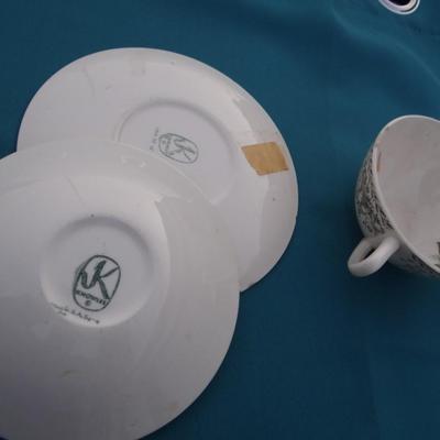 KNOWLES CUP, SAUCER AND BOWL