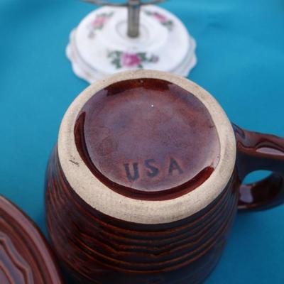 MARCREST STONEWARE CUP AND SAUCER