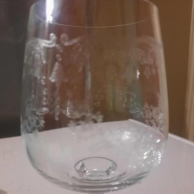 Import Associates "Claudia" 6.75" PAIR OF GOBLETS