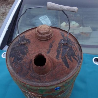 OLD 5 GALLON OIL CAN
