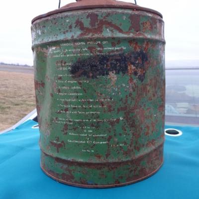 OLD 5 GALLON OIL CAN
