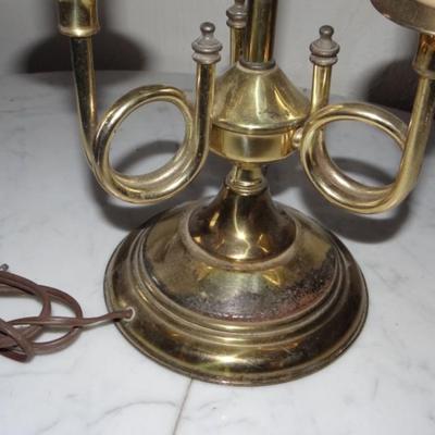 VINTAGE BROWN METAL LAMP