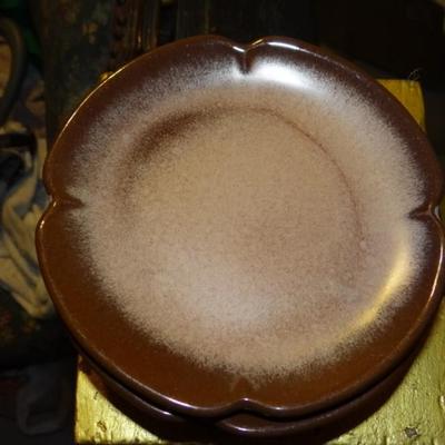 4 FRANKOMA BROWN SIDE PLATES