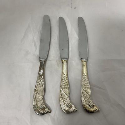 -187- VINTAGE | Early Peacock Silverware Set From Japan