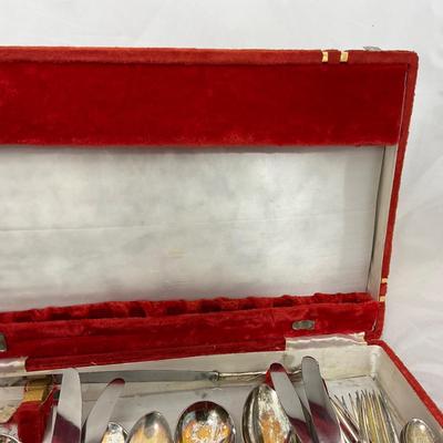 -187- VINTAGE | Early Peacock Silverware Set From Japan