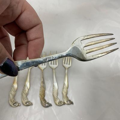 -187- VINTAGE | Early Peacock Silverware Set From Japan
