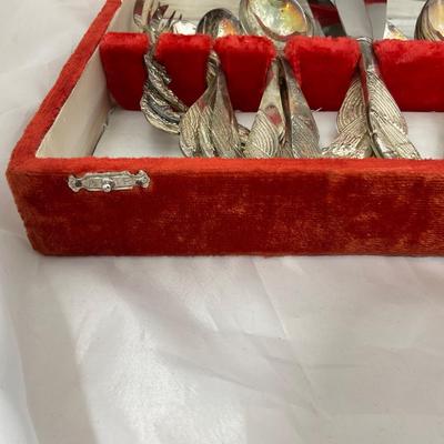 -187- VINTAGE | Early Peacock Silverware Set From Japan