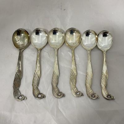 -187- VINTAGE | Early Peacock Silverware Set From Japan