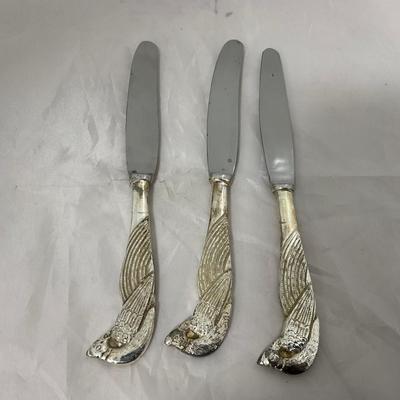-187- VINTAGE | Early Peacock Silverware Set From Japan