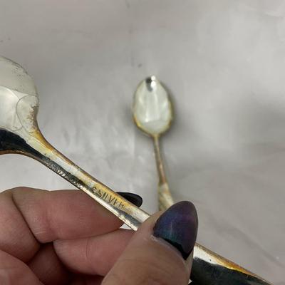-187- VINTAGE | Early Peacock Silverware Set From Japan