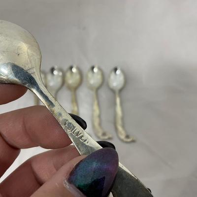 -187- VINTAGE | Early Peacock Silverware Set From Japan