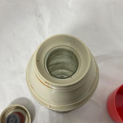 -188- VINTAGE | 1958 Red Barn Lunch Box Thermos