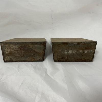 -190- VINTAGE | Abe Lincoln Book Ends