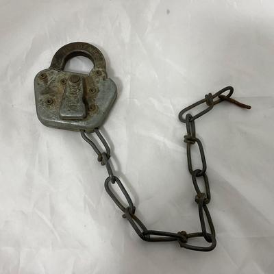 -191- VINTAGE | Two Railroad Locks