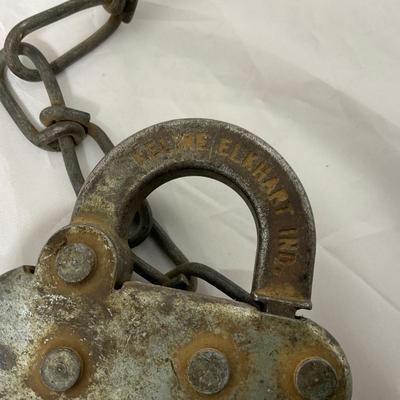 -191- VINTAGE | Two Railroad Locks