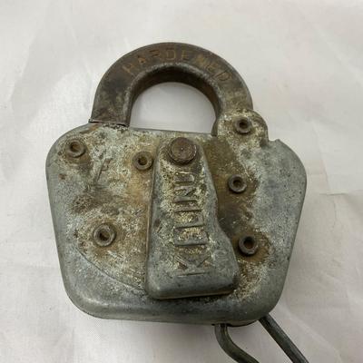 -191- VINTAGE | Two Railroad Locks