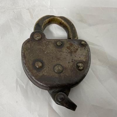 -191- VINTAGE | Two Railroad Locks