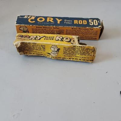 Cory glass filter rods