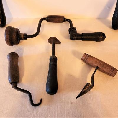 Lot #112  Lot of Antique Hand Tools