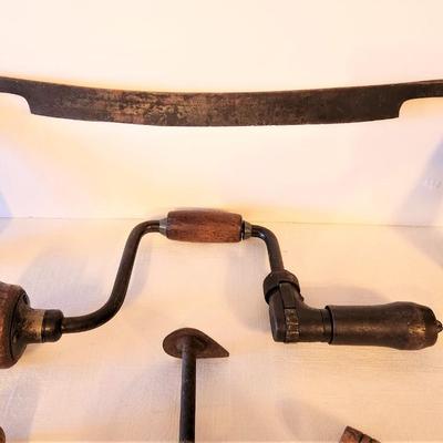 Lot #112  Lot of Antique Hand Tools
