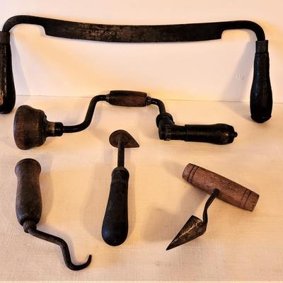 Lot #112  Lot of Antique Hand Tools