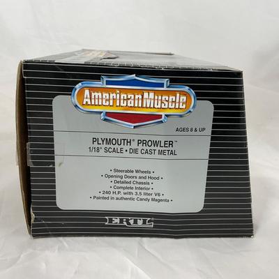 -194- VINTAGE | Die Cast 1/18 Scale American Muscle Plymouth Prowler