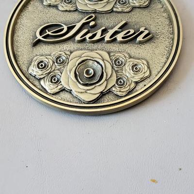 Sister casket or grave marker
